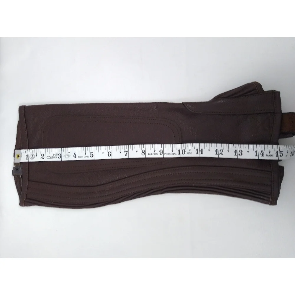 NWT A&H Apparel Genuine Leather Half Chaps XS - Picture 3 of 6